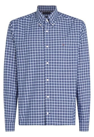 Camisa Azul Oscuro Heritage Oxford De Cuadros De Corte Regular Tommy Hilfiger Tommy Hilfiger