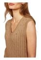 Chaleco Beige De Punto De Algodón Para Mujer Tommy Hilfiger de Tommy Hilfiger