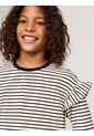Camiseta Niña De Rayas Con Efecto Lúrex Tommy Hilfiger de Tommy Hilfiger