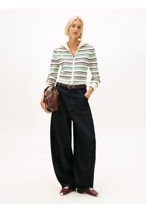 Saco Multicolor Con Logo Bordado Tommy Hilfiger