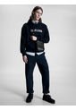 Bolso Cruzado Con Rayas De Colores Distintivos Hombre Negro Tommy Hilfiger de Tommy Hilfiger