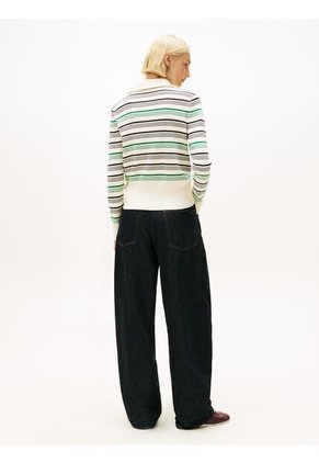 Saco Multicolor Con Logo Bordado Tommy Hilfiger