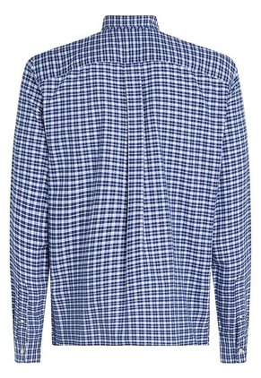 Camisa Azul Oscuro Heritage Oxford De Cuadros De Corte Regular Tommy Hilfiger