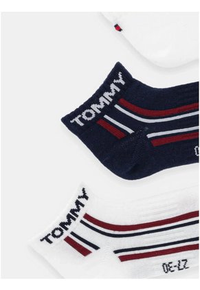 Pack Azul De Tres Pares De Medias Tobilleros Para Niños Tommy Hilfiger