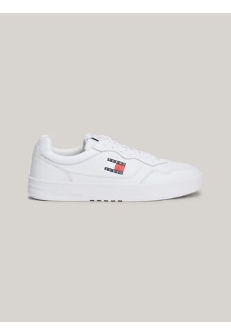 Tenis Blanco De Cuero Color Block Tommy Hilfiger Tommy Hilfiger