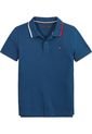 Polo De Corte Regular Con Cuello Ribeteado Niño Azul Tommy Hilfiger de Tommy Hilfiger