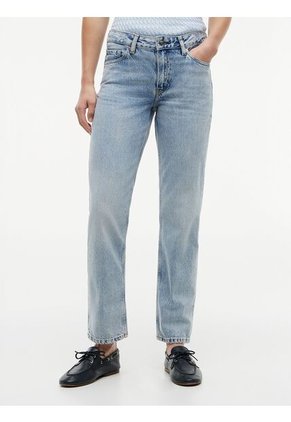 Jeans Azul Denim De Corte Recto Tommy Hilfiger