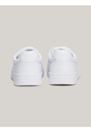 Tenis Blanco De Cuero Color Block Tommy Hilfiger