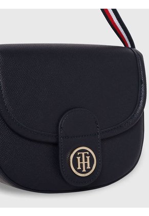 Bolso Bandolera Con Monograma Azul Tommy Hilfiger