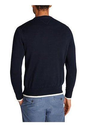 Saco Azul Con Logo Gráfico En El Pecho Tommy Hilfiger