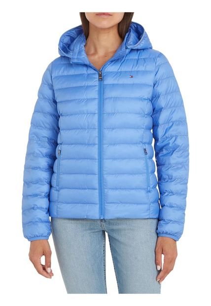 Chaqueta Azul Acolchada Ligera Global Stripe Tommy Hilfiger
