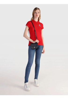 Bolso Bandolera Con Monograma Azul Tommy Hilfiger