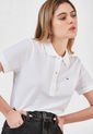 Camiseta Polo Blanco Tommy Jeans de Tommy Hilfiger