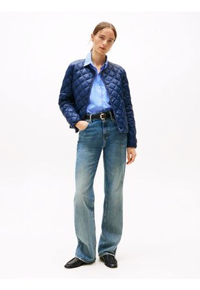 Chaqueta Azul Acolchada Plegable Con Relleno Tommy Hilfiger