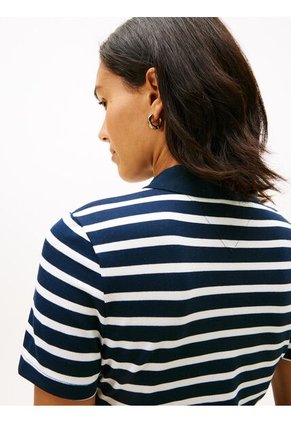 Vestido Azul Tipo Polo 1985 De Corte Slim Tommy Hilfiger