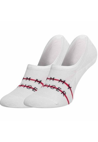 Pack Blanco De 2 Medias Invisibles Con Logo Tommy Hilfiger Tommy Hilfiger