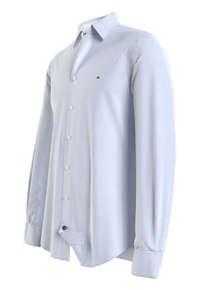 Camisa Manga Larga Azul Claro Cl All Over Dobby