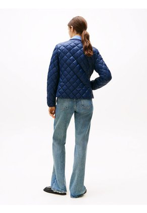 Chaqueta Azul Acolchada Plegable Con Relleno Tommy Hilfiger