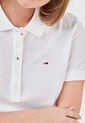 Camiseta Polo Blanco Tommy Jeans de Tommy Hilfiger