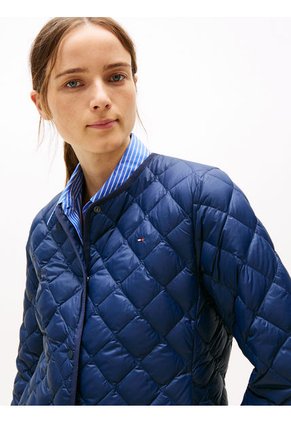 Chaqueta Azul Acolchada Plegable Con Relleno Tommy Hilfiger