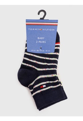 Th De Niño Baby Sock 2P Neppy Stripe Tommy Hilfiger