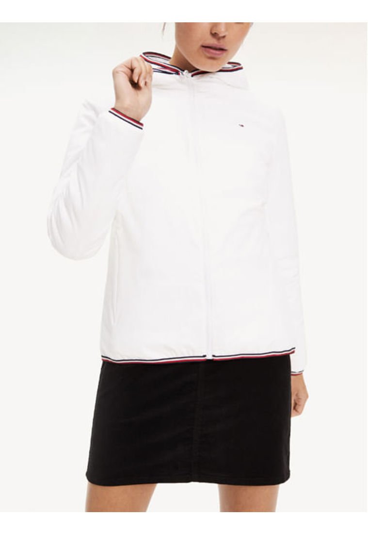 tommy hilfiger abrigo blanco