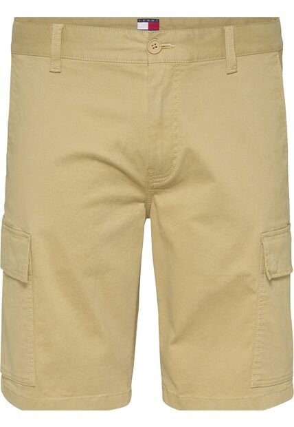 Bermudas Beige Cargo Scanton De Corte Slim Tommy Jeans