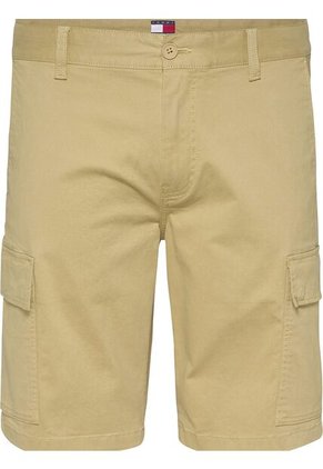 Bermudas Beige Cargo Scanton De Corte Slim Tommy Jeans