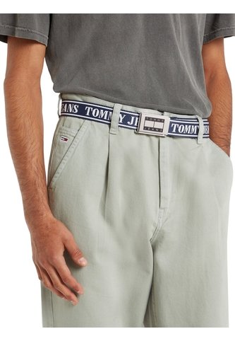 Cinturón Gris Trenzado De Jacquard Reciclado Tommy Hilfiger Tommy Hilfiger