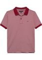 Polo Rojo De Punto Interlock De Corte Regular Tommy Hilfiger de Tommy Hilfiger