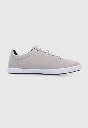 Tenis Lifestyle Gris-Blanco-Azul Tommy Hilfiger Iconic Vulc Mesh Logo