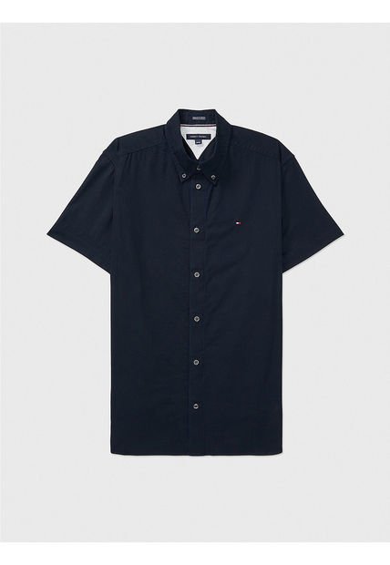 Camisa Adaptive Elástica De Manga Corta Tommy Hilfiger