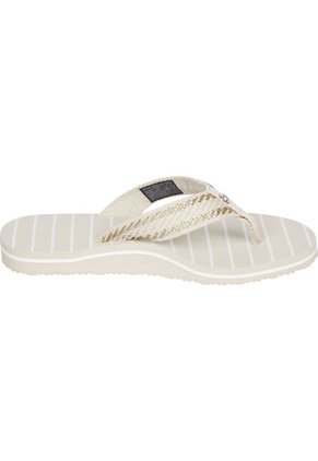 Sandalias De Playa Con Tiras Distintivas Mujer Beige Tommy Hilfiger
