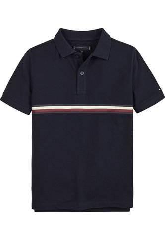 Polo Con Rayas Distintivas Para Niño Azul Tommy Hilfiger Tommy Hilfiger