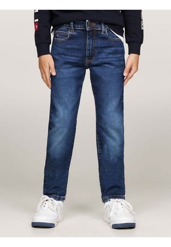 Jeans Azul Niño Rectos Desteñidos Con Lavado Medio Tommy Hilfiger Tommy Hilfiger