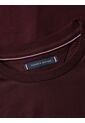 Camiseta Roja De Cuello Redondo Con Logo Bordado Tommy Hilfiger de Tommy Hilfiger
