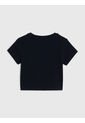 Camiseta Azul Universitaria De Punto Elástico Para Niña Tommy Hilfiger de Tommy Hilfiger