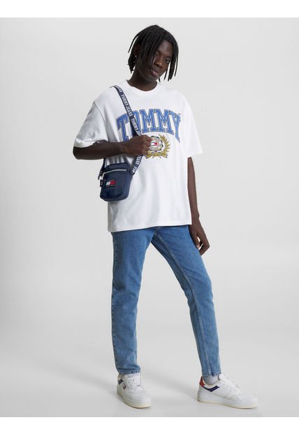 Bolso Reporter Reciclado Heritage Hombre Azul Tommy Hilfiger