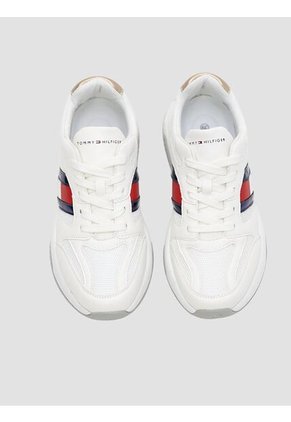 Tenis Blanco Con Diseño De Tommy Hilfiger Lateral Tommy Hilfiger