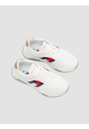 Tenis Blanco Con Diseño De Tommy Hilfiger Lateral Tommy Hilfiger