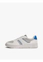 Tenis Gris De Ante Con Mezcla De Texturas Tommy Hilfiger de Tommy Hilfiger