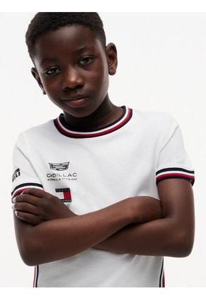 Camiseta Blanca TH X Cadillac Fórmula 1® Team Tommy Hilfiger