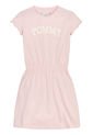 Vestido Rosado De Manga Corta Para Niñas Tommy Hilfiger de Tommy Hilfiger