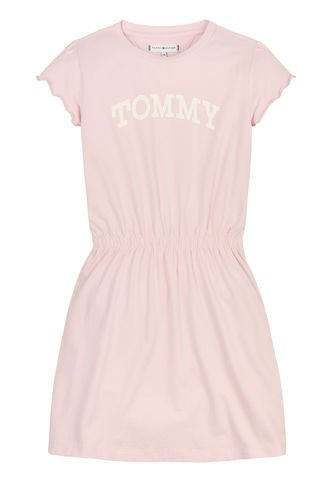 Vestido Rosado De Manga Corta Para Niñas Tommy Hilfiger Tommy Hilfiger