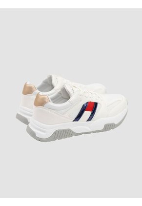 Tenis Blanco Con Diseño De Tommy Hilfiger Lateral Tommy Hilfiger