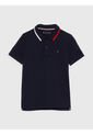 Polo De Corte Regular Con Cuello Ribeteado Niño Azul Tommy Hilfiger de Tommy Hilfiger