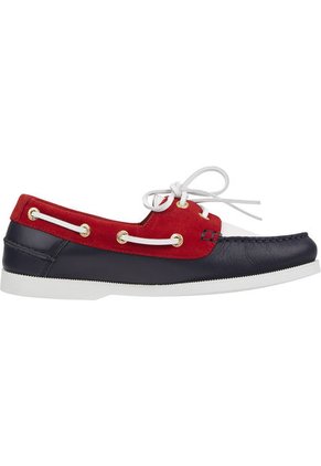 Náuticos De Cuero Con Diseño Color Block Mujer  Tommy Hilfiger