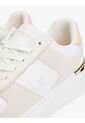 Tenis Beige Con Mezcla De Texturas Tommy Hilfiger de Tommy Hilfiger