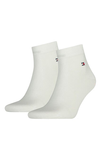 Pack Blanco De Dos Pares De Medias Tobilleras Tommy Hilfiger
