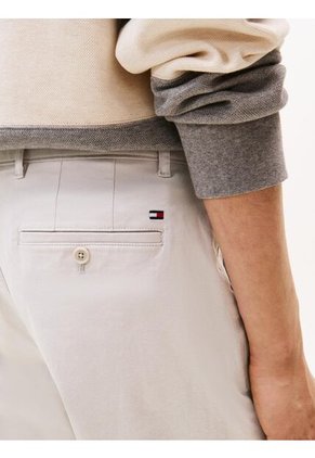 Pantalón Gris Chino Denton Recto De Sarga Tommy Hilfiger